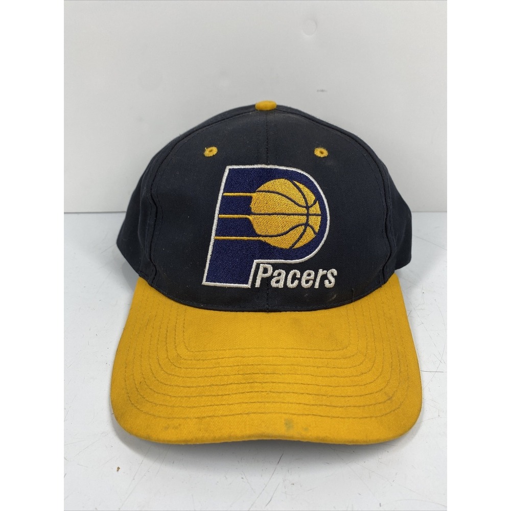 Vintage Indiana Pacers Twins Enterprise 90s NBA Adjustable Snapback Hat Cap Gift - Picture 2 of 13
